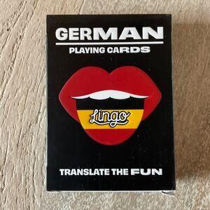 Lingo German Playing Cards Travel Game Flashcards Learn Speak German Language